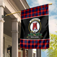 McCracken Tartan Crest Garden Flag - Welcome Style