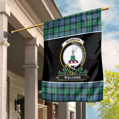 Morrison Ancient Tartan Crest Garden Flag - Welcome Style