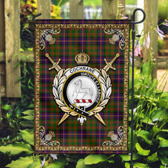 Cochrane Modern Tartan Crest Garden Flag - Celtic Thistle Style