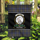 Fletcher of Dunans Tartan Crest Garden Flag - Welcome Style