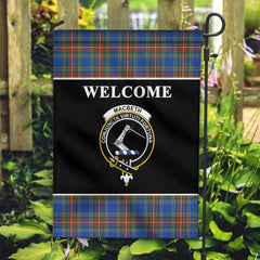 MacBeth Ancient Tartan Crest Black Garden Flag