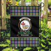 MacDonald Ancient Tartan Crest Garden Flag - Welcome Style
