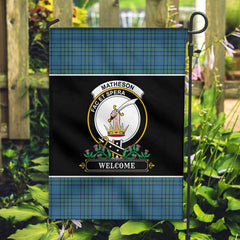 Matheson Hunting Ancient Tartan Crest Garden Flag - Welcome Style