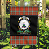 Morrison Red Ancient Tartan Crest Garden Flag - Welcome Style