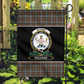 Murray of Atholl Weathered Tartan Crest Garden Flag - Welcome Style