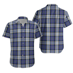 Gillies Dress Blue Tartan Hawaiian Shirt