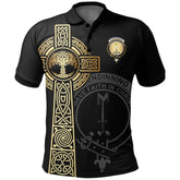Glendinning Clan Unisex Polo Shirt - Celtic Tree Of Life