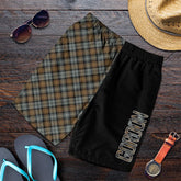 Gordon Weathered Tartan Crest Men's Short - Cross Style