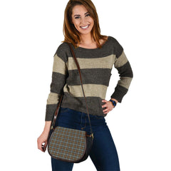 Gordon Weathered Tartan Saddle Handbags