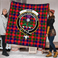 Gow of Skeoch Tartan Crest Quilt