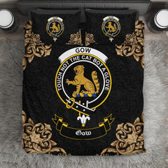 Gow (or McGouan) Crest Black Bedding Set