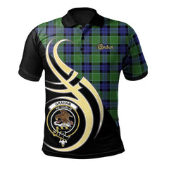 Graham of Menteith Modern Tartan Polo Shirt - Believe In Me Style