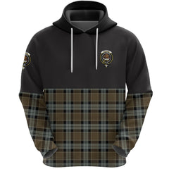 Graham of Menteith Weathered Clan Half Of Tartan Hoodie