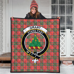 Grant Ancient Tartan Crest Quilt
