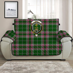 Gray Tartan Crest Sofa Protector