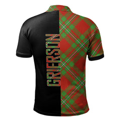 Grierson Tartan Polo Shirt Half of Me - Cross Style