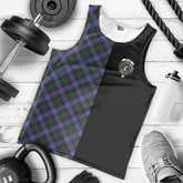 Guthrie Modern Tartan Crest Men's Tank Top - Cross Style