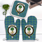 Hamilton Hunting Ancient Tartan Crest Oven Mitt And Pot Holder (2 Oven Mitts + 1 Pot Holder)