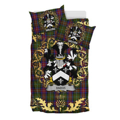 Hargis Tartan Crest Bedding Set - Golden Thistle Style