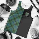Henderson Ancient Tartan Crest Men's Tank Top - Cross Style
