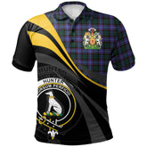Hunter Modern Tartan Polo Shirt - Royal Coat Of Arms Style