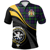 Inglis Modern Tartan Polo Shirt - Royal Coat Of Arms Style