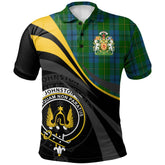 Johnston (Johnstone) 01 Tartan Polo Shirt - Royal Coat Of Arms Style