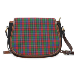 Kilgour Asymmetrical Tartan Saddle Handbags