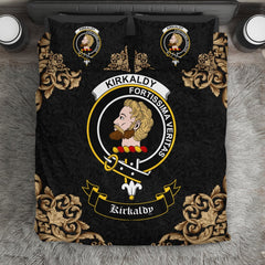 Kirkaldy (of Grange) Crest Black Bedding Set