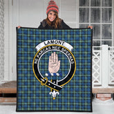 Lamont Ancient Tartan Crest Quilt