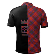 Leslie Modern Tartan Polo Shirt Half of Me - Cross Style