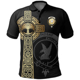 Lindsay Clan Unisex Polo Shirt - Celtic Tree Of Life