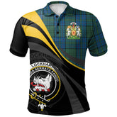 Lockhart Tartan Polo Shirt - Royal Coat Of Arms Style