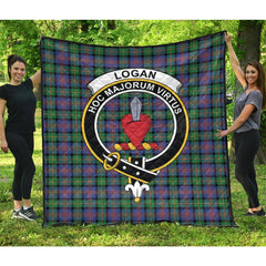 Logan Ancient Tartan Crest Quilt