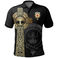 Lundin Clan Unisex Polo Shirt - Celtic Tree Of Life