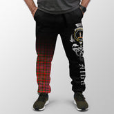 MacAlister Modern Tartan Crest Jogger Sweatpants - Alba Celtic Style