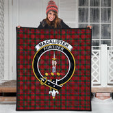 MacAlister Cockburn Tartan Crest Quilt