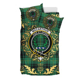 MacArthur Ancient Tartan Crest Bedding Set - Golden Thistle Style