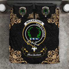 MacArthur (or Arthur) Crest Black Bedding Set