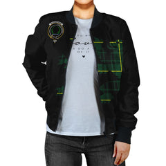 MacArthur Tartan Crest Bomber Jacket