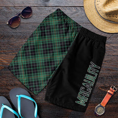 MacAulay Hunting Ancient Tartan Crest Men's Short - Cross Style