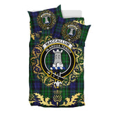 MacCallum Tartan Crest Bedding Set - Golden Thistle Style