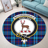 MacCorquodale Tartan Crest Round Rug