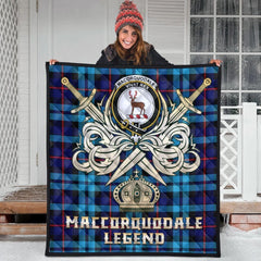 MacCorquodale Tartan Crest Legend Gold Royal Premium Quilt