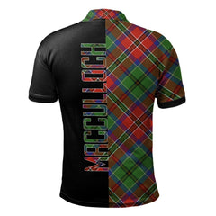 MacCulloch Tartan Polo Shirt Half of Me - Cross Style