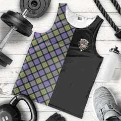 MacDonald Ancient Tartan Crest Men's Tank Top - Cross Style