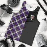 MacDonald Dress Modern Tartan Crest Men's Tank Top - Cross Style