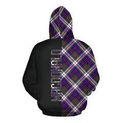 MacDonald Dress Modern Tartan Hoodie Half of Me - Cross Style