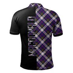 MacDonald Dress Modern Tartan Polo Shirt Half of Me - Cross Style