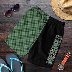 MacDonald Lord of the Isles Hunting Tartan Crest Men's Short - Cross Style